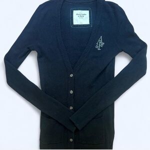 Abercrombie & Fitch Women's Navy Blue Cardigan
